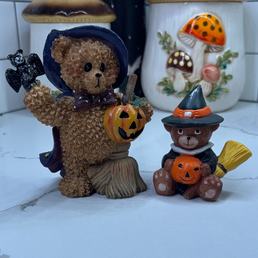 Halloween Bear figurines